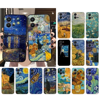 Van Gogh Slikarstvo, Umetnost Primeru Telefon Za VIVO Y53S Y33S Y01 Y11S Y31 Y21 Y70 Y21S Y72 Y35 V27E V23E V21 V23 Pro V21E
