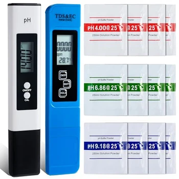 Digitalni PH In TDS Meter Combo, TDS ES Temperatura Meter, PPM Kakovosti Vode Test Kit Za Pitno Vodo, Bazen Trajne