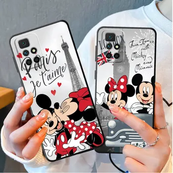 Telefon Primeru za Xiaomi Redmi 12C 10 12 9A K50 Gaming K40 Pro A2 A1 Plus 9 10C 10A 9T Disney Mickey Minnie v Londonu ljubezen Pokrov
