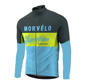 2023 Morvelo retro moška Kolesarska Majica Dolg Rokav Jersey Roap Ciclismo Kolesarska Oblačila kolo, Kolesarski Dres Cikel Oblačila