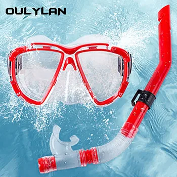 Oulyaln Potapljanje Ogledalo Dihanja za Odrasle Scuba Dihalko, Potapljanje Masko za Potapljanje Očala, Plavanje, Vodni Športi Oprema