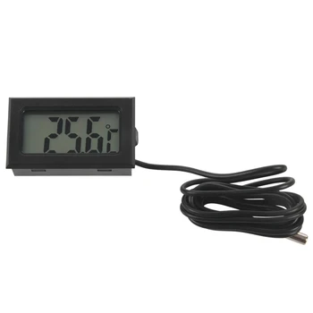 NOVI Digitalni LCD Termometer Merilnik Temperature Sonda za Senzor -50°C DO +110°C Obseg