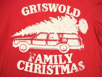Nacionalni Satira je Griswold Družinske Počitnice Božič Film Retro T Shirt M