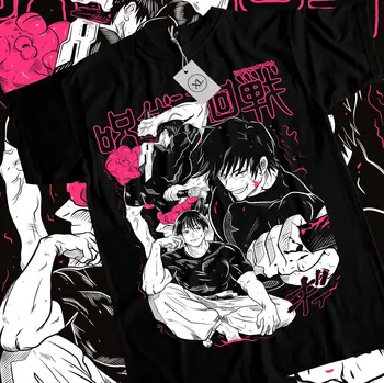 Jujutsu Kaisen Fushiguro Toji T-shirt Gojo Anime Grozo Darilo Majico Tee Vseh Velikosti