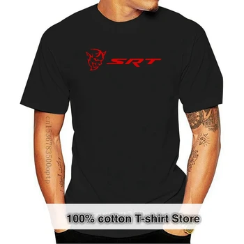 2019 Poletje Smešno Moški Tee Majica Meddržavni Oblačila za Moške Ameriški Avto Challenger Demon SRT Prsih Black T-Shirt Črna