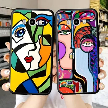 Picasso abstraktna Umetnost Primeru Telefon Za Samsung J 7 plus 7core J7 neo J6 plus prime J6 J4 J5 Mobilne Pokrov