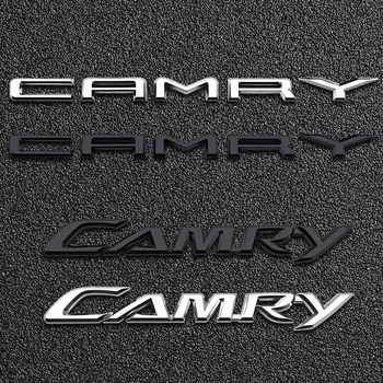 1pcs 3D ABS visoke kakovosti za Camry avto Pismo spredaj Emblem Zadaj rep trunk Decals značko nalepke Nalepke styling auto Dodatki