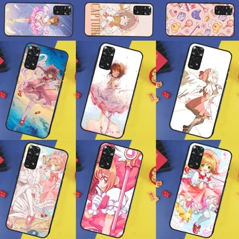 Card Captor Sakura Anime Primeru Telefon Za Xiaomi Redmi Opomba 12 11 10 9 8 Pro 11S 9S 10S Kritje Za Redmi 10 9 10C Coque
