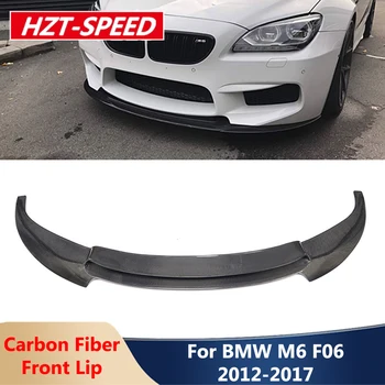 M6 Pravi Ogljikovih Vlaken Spredaj Ustnice Odbijača Brado Lopato karoserije Styling Difuzor Za BMW M6 F06 2012-2017