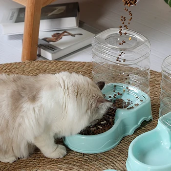 Mačka Vodnjak Hrano, Skledo Domače Razpršilnik Vode 3.5 L Mačke, Psi Samodejno Pijem Napajalni Večji Posodi Kuža, Stekleničke Za Hranjenje