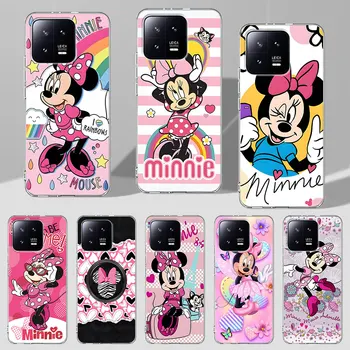 Mickey Miške Minnie Primeru za Xiaomi Mi 11 11T 12 A2 9T 9 8 12T 13 11i 12X 10 10T CC9 A1 A3 Lite CC9E Pregleden TPU Telefon Kritje