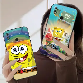 Zadovoljni S-SpongeBob S-SquarePants Primeru Telefon Za Huawei Honor X50 X40 X30 X20 X9 X10 X9A X7 X8 V40 Čarobno 3 4 5 Primeru Funda Lupini
