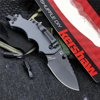 Kershaw 8720 Taktično Kampiranje Mini Zložljiv Noži Večfunkcijsko Žepni Nož Zunanji Prenosni Pripomoček Nož Multi-tool Mačeto