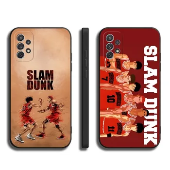 Anime Slam Dunk Primeru Telefon Za Samsung Galaxy S30 S22 S23 S20 S21 Ultra Fe S10 S8 S9 Opomba 20 10 Pro Plus Zadnji Pokrovček